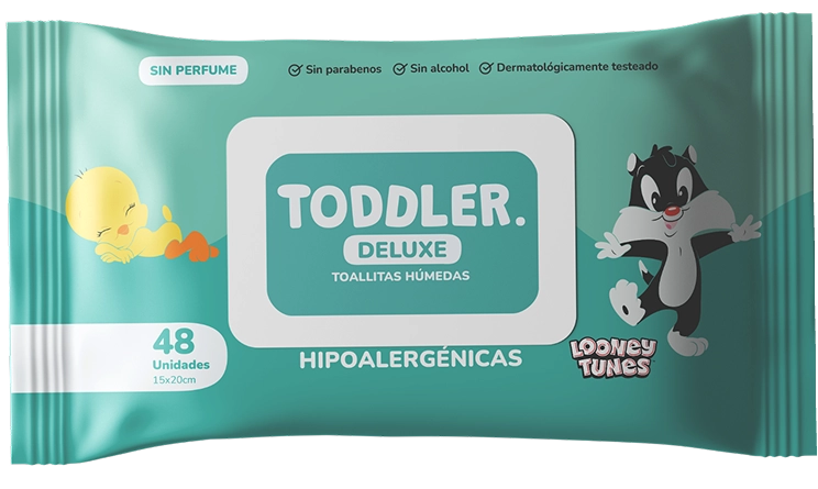 Toallitas húmedas toddler sin perfume